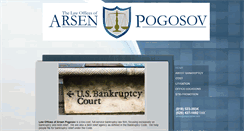 Desktop Screenshot of pogosovlaw.com